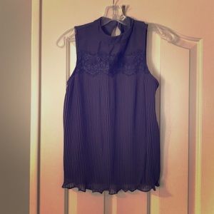 Lauren Conrad dressy top - purple
